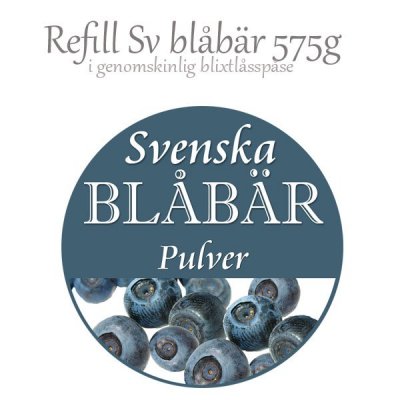 Storpack Svenska Blåbärspulver 575g